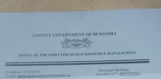 Bungoma County terminates Health worker’s contracts
