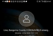 Bungoma #Covid-19 emergency line is not operational
