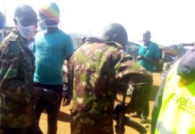 “Omusikari apokea sikhupo from a furious mlevi who was not wearing mask in Chwele…”