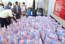 Khetias Supermarkets donation received by Kakamega County Govt.