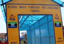 Mini Bakeries donates two disinfection booths to Busia County