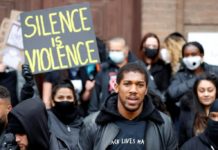Boxing champ Anthony Joshua joins ‘Black Lives Matter’ protest