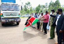 CS Wamalwa flags off Kakamega relief food