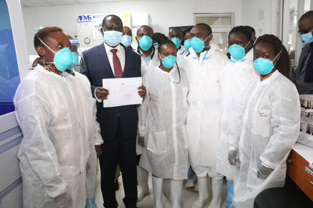 Raila receives his COVID-19 test results | #iKUWEiKUWE Updates