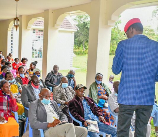 Kimilili MP holds Maeni Ward NG-CDF Public Participation