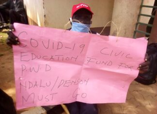 PWDs picket at Wangamati’s office