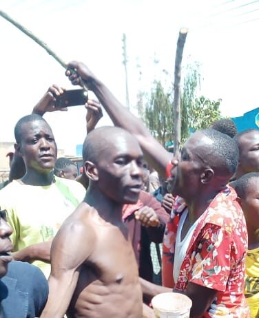 Domestic violence report gets a man circumcised at Chwele market