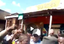VIDEO: Bodaboda riders enroute to lynch this man over stolen bikes in Mechimeru and Mayanja