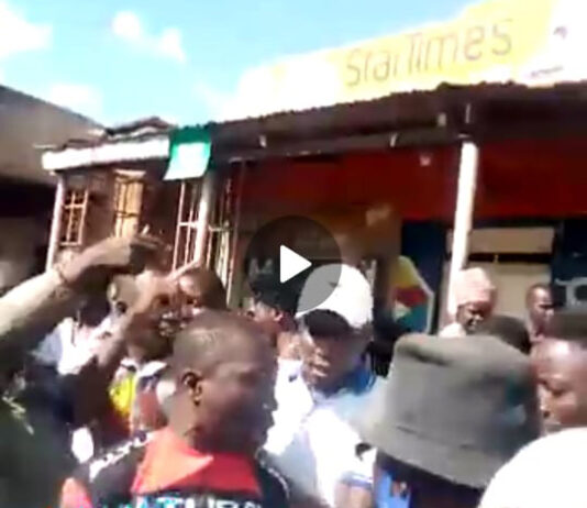 VIDEO: Bodaboda riders enroute to lynch this man over stolen bikes in Mechimeru and Mayanja