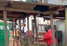 Bumula politician axes down a bodaboda shade, invites trouble