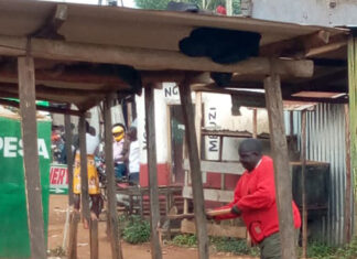 Bumula politician axes down a bodaboda shade, invites trouble