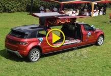 IMAGES: Delights Funeral Directors launch their posh Range Rover Limousine