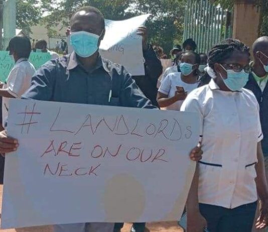 BUNGOMA; Police halt peaceful Salary Parade by Health Workers, prompts a strike