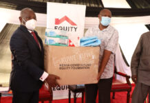 Kenya Covid-19 Fund Board & Equity Foundation donate PPEs to Busia County