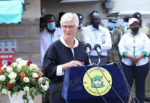 Swedish Ambassador to Kenya H.E. Madam Caroline Vicini officially commissions the Kakamega County Fish Processing Plant
