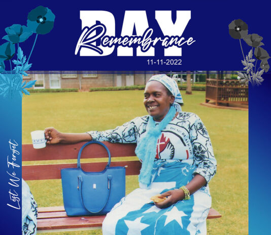 ANNOUNCEMENT: Mama Florence Khasoa Simiyu’s first REMEMBRANCE DAY celebrations