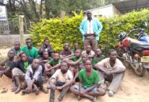 Drama as Bungoma Bus Park Management rounds up tens of Maninjas, sends them back home