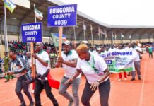 IMAGES: Bungoma 10th Edition KICOSCA team at Meru County kick off
