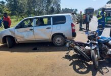 Four Bungoma journalists hospitalized following a road accident