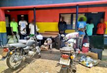 BUNGOMA: SEVEN SUSPECTS ARRESTED IN POSSESSION OF STOLEN GOODS