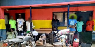 BUNGOMA: SEVEN SUSPECTS ARRESTED IN POSSESSION OF STOLEN GOODS