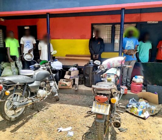 BUNGOMA: SEVEN SUSPECTS ARRESTED IN POSSESSION OF STOLEN GOODS